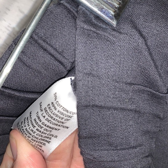 Womens Size MP Caslon Track Style Pants Cotton Blend Grey NWT - Picture 6 of 6